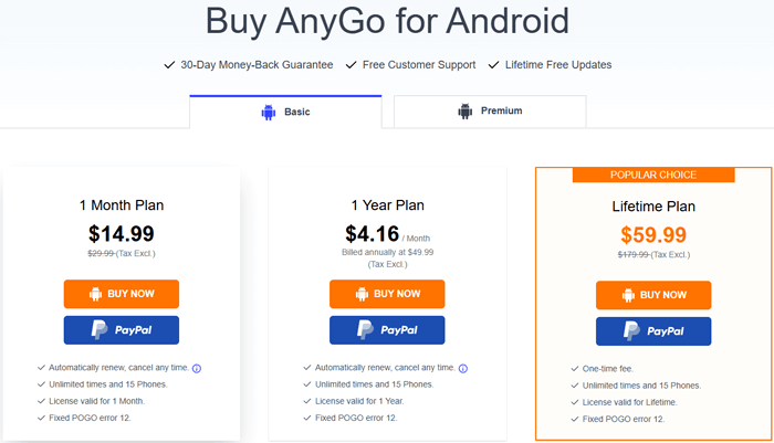 itoolab anygo android basic price