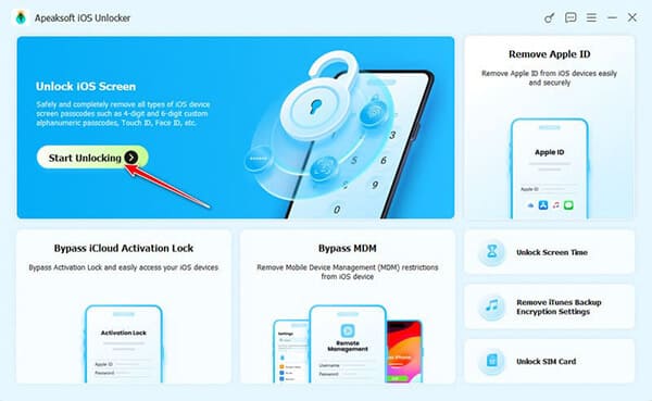 выберите режим разблокировки экрана iOS