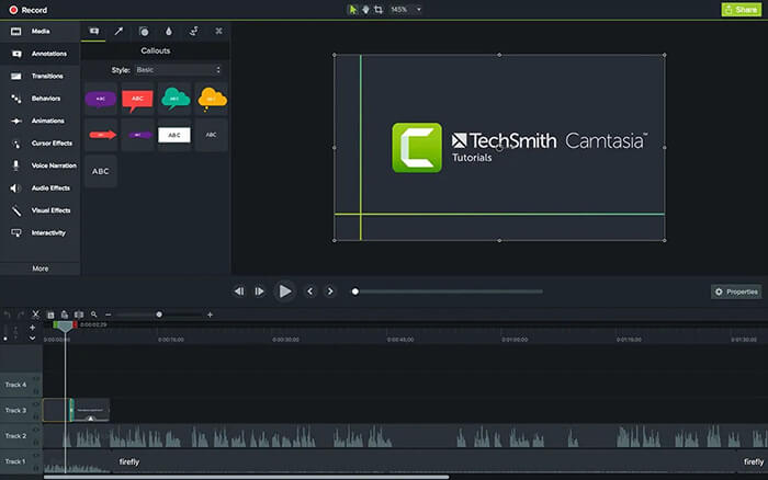 Camtasia - Mac için en iyi ekran kaydedici