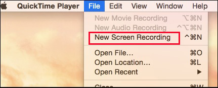 QuickTime Player - Mac için ekran kayıt yazılımı