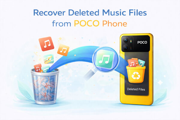 Восстановить удаленные музыкальные файлы с телефона Poco