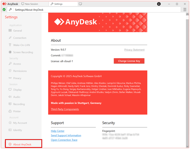 Обновите AnyDesk, чтобы исправить проблему с подключением AnyDesk.