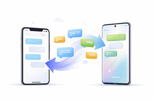 iPhoneからHonorにメッセージを転送する