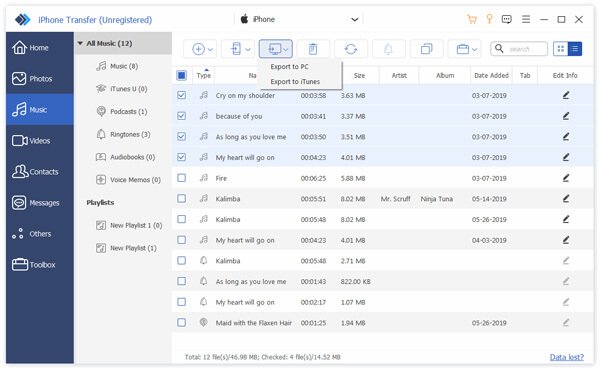 how to transfer files from iphone to pc using apeaksoft iphone transfer