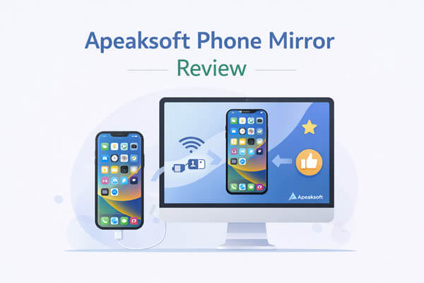 apeaksoft スマホミラーのレビュー