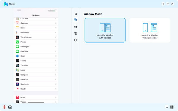 Apeaksoftの電話ミラーの使い方