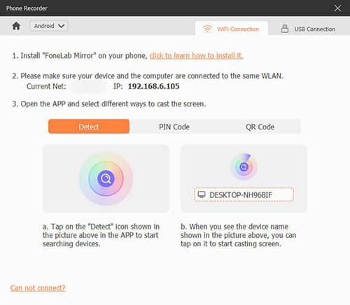 Cerminkan layar ponsel Anda