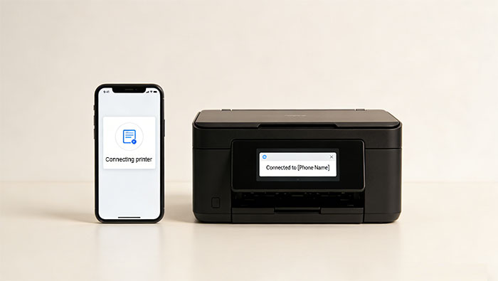 프린터를 아이폰에 연결
