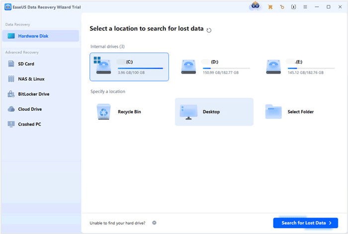 мастер восстановления данных Easeus