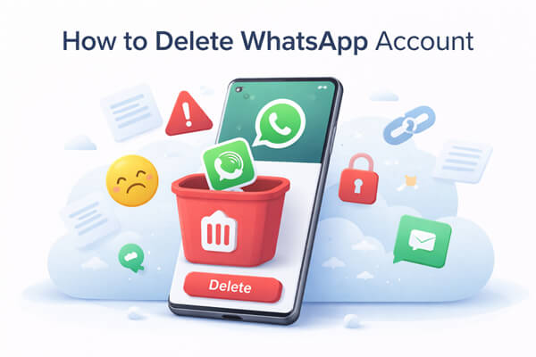 cara menghapus akun whatsapp