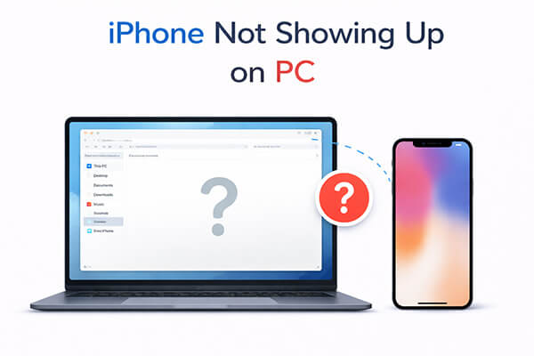 El iPhone no aparece en el ordenador.