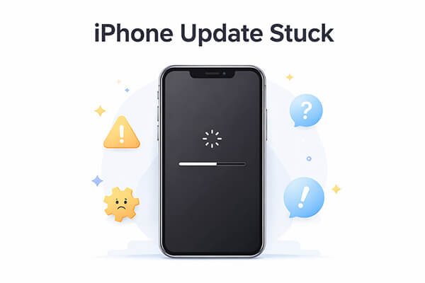 Обновление iPhone зависло