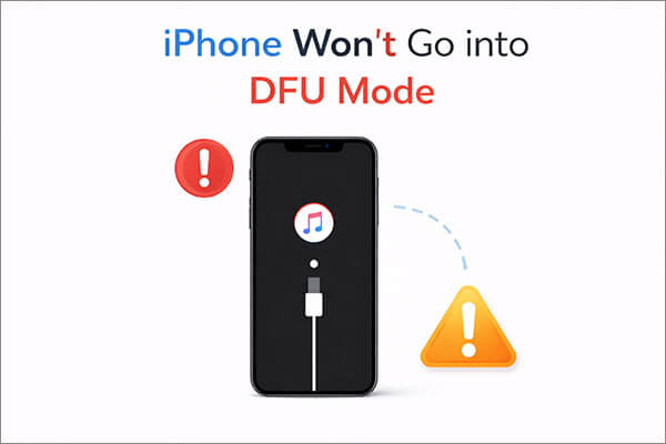 iphone won't go into dfu mode