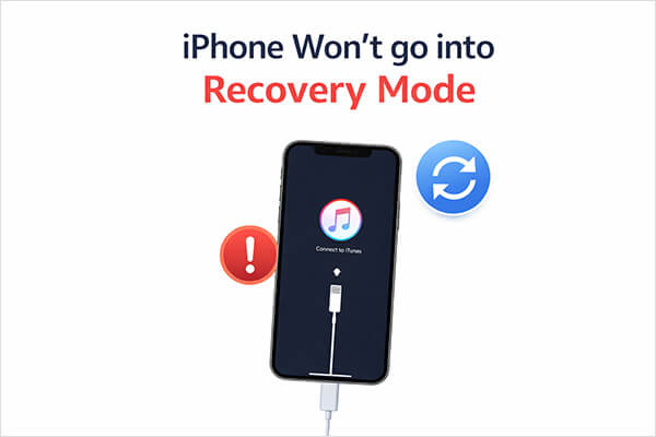 iPhone kurtarma moduna girmiyor.