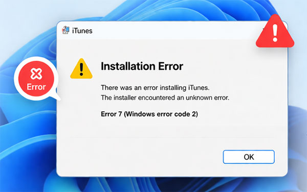 修復 iTunes 安裝錯誤