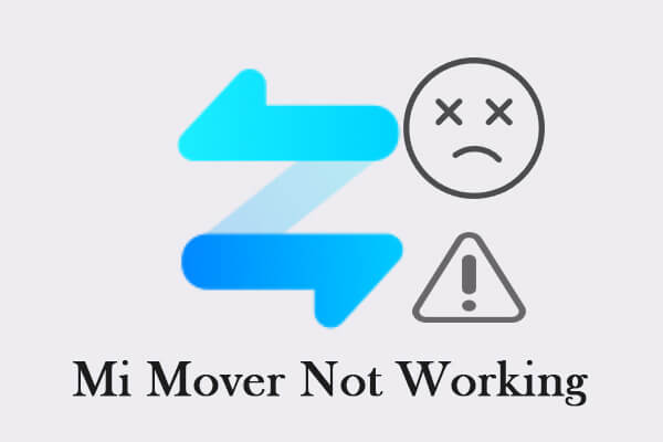 Le déménageur Mi ne fonctionne pas