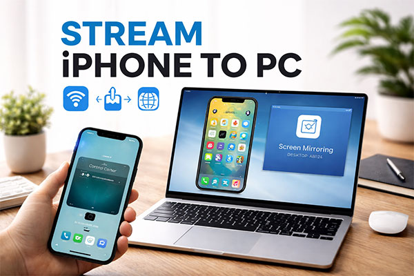 Cómo transmitir desde un iPhone a una PC