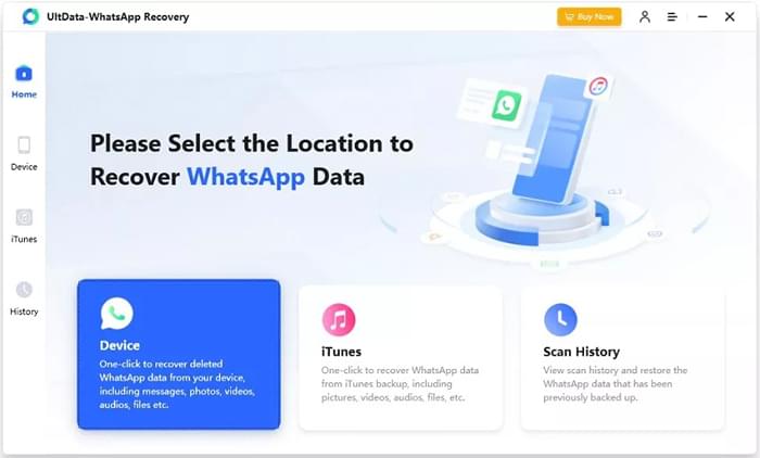 WhatsApp備份提取器 - Tenorshare Ultdata WhatsApp恢復