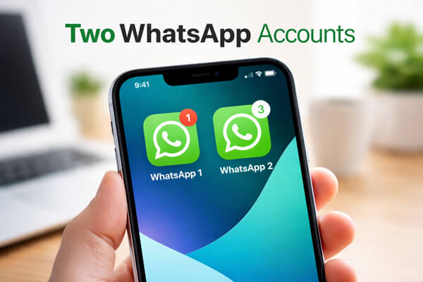 tek bir iPhone'da iki WhatsApp hesabı