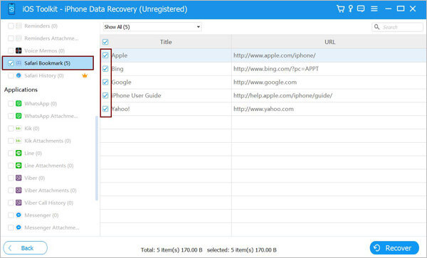 recover data from iphone using 4easysoft iphone data recovery