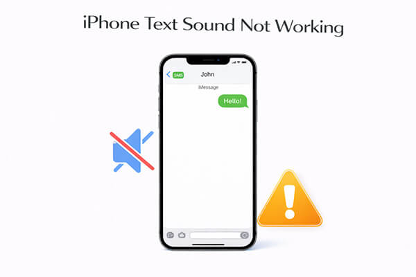 iPhoneのテキストメッセージの音が鳴らない
