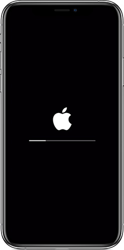 아이폰이 애플 로고 화면에서 멈춤