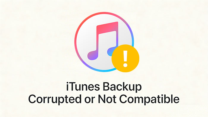 iTunes поврежден или несовместим.