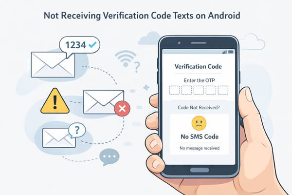 認証コードのテキストメッセージが届かない(Android)