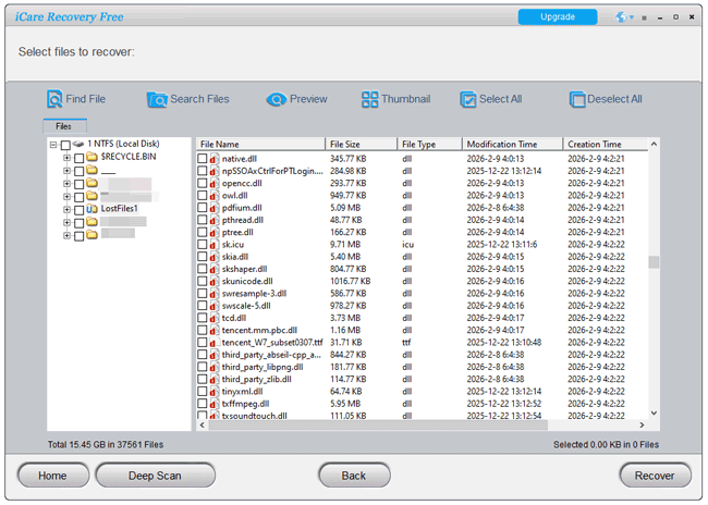 Восстановите данные с карты CF с помощью iCare Data Recovery.
