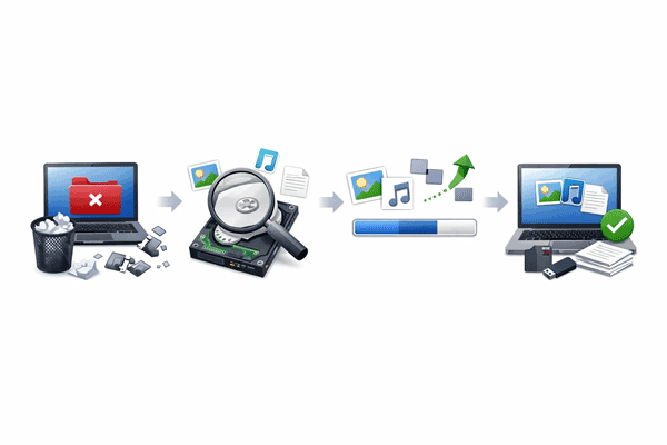 cara memulihkan file FAT yang terhapus