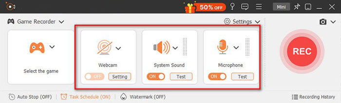 impostare le impostazioni audio
