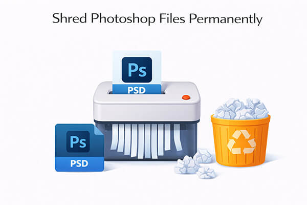 distruggere definitivamente i file di Photoshop