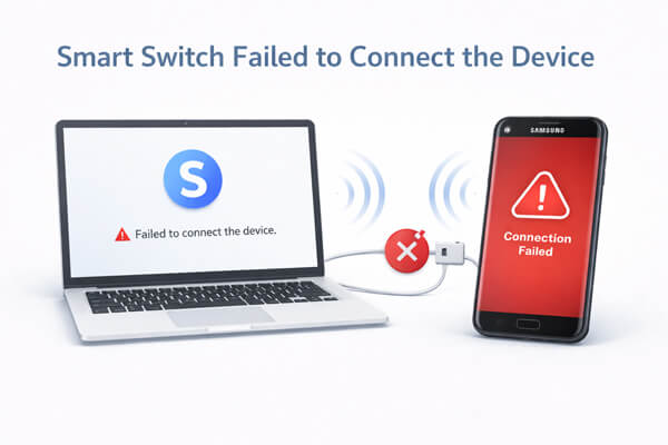 smart switch failed to connect the device