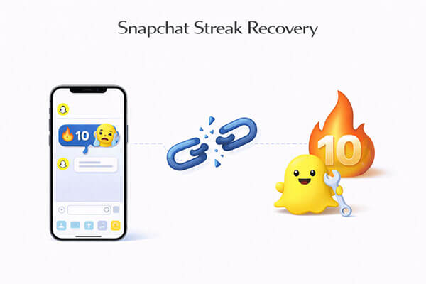 восстановление серии в Snapchat