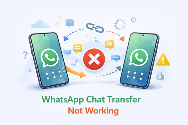 WhatsApp聊天转移功能无法使用