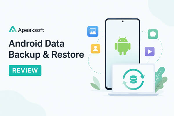 Avis sur la solution de sauvegarde et de restauration de données Android d'Apeaksoft