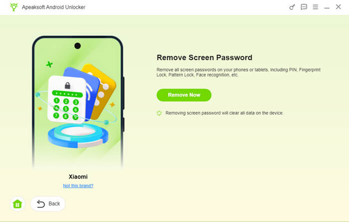 Cómo usar el desbloqueador de Android de Apeaksoft