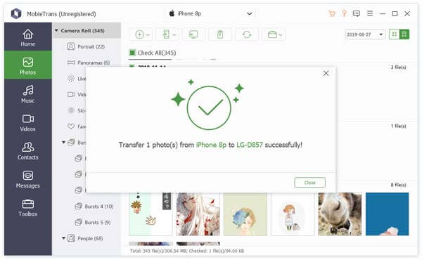 как использовать Apeaksoft MobieTrans