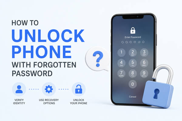 Cómo desbloquear el teléfono con contraseña olvidada