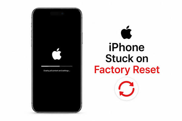 iPhone macet di pengaturan ulang pabrik.