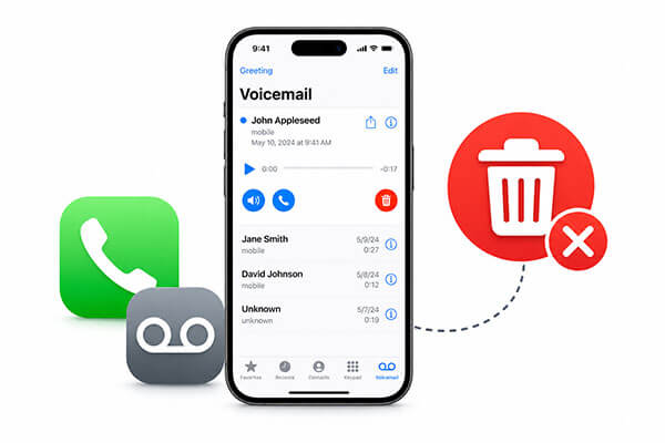 Impossible de supprimer les messages vocaux de mon iPhone