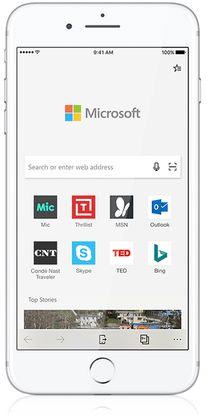 Microsoft Edge для iPhone
