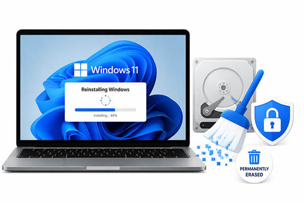 Безвозвратно удалить данные после переустановки операционной системы Windows