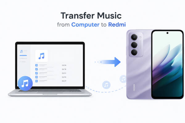 Transférer de la musique de l'ordinateur vers le Redmi