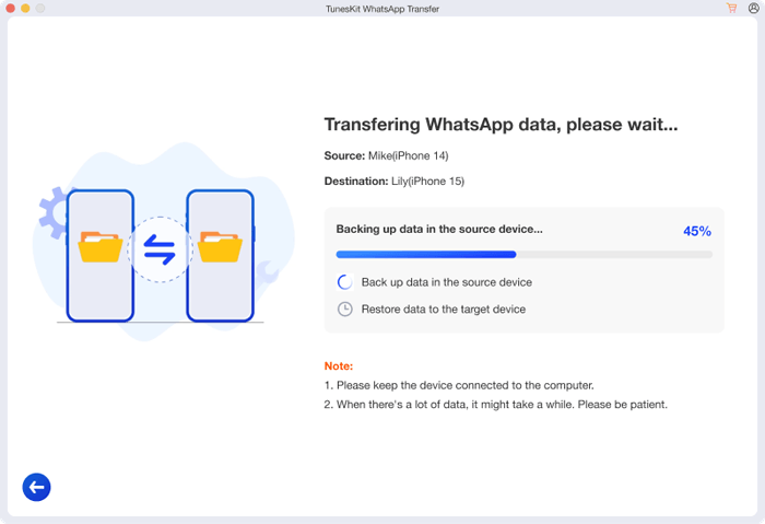 Comment utiliser TunesKit pour le transfert WhatsApp