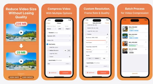 melhor compressor de vídeo para iOS
