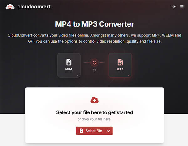 cloudconvert mp4 to mp3 converter