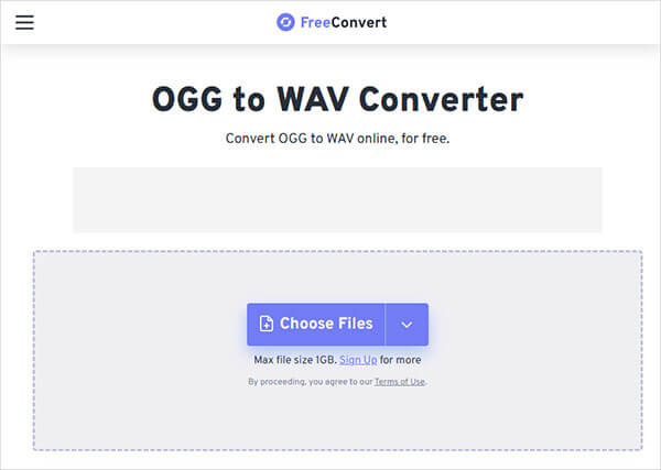 Convertissez gratuitement des fichiers OGG en WAV avec FreeConvert.