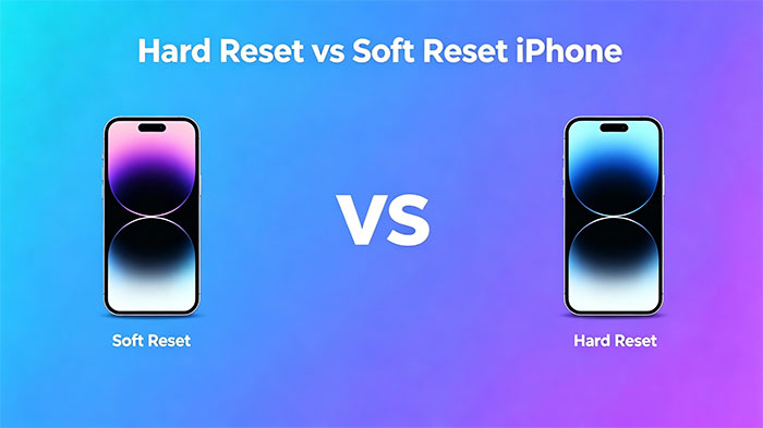ripristino forzato vs ripristino software dell'iPhone