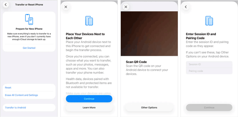 Перенос eSIM с iPhone на Android с iOS 26.3.